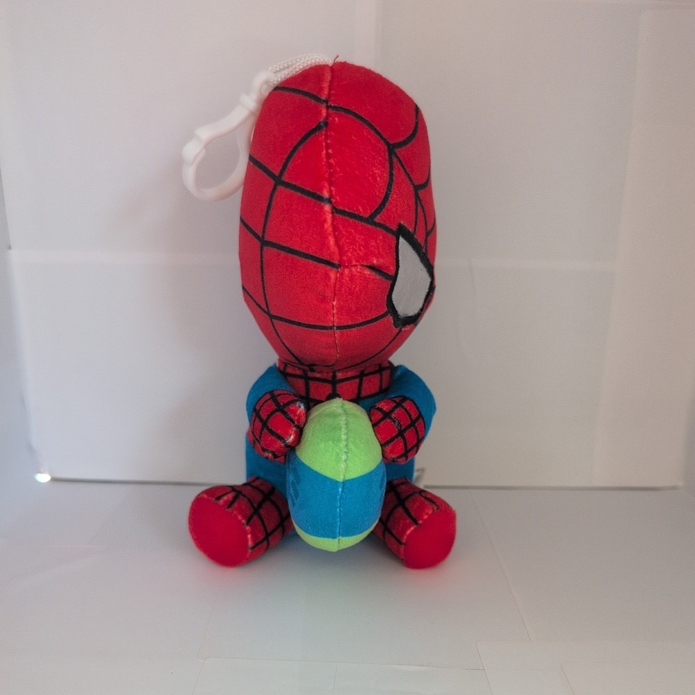 Marvel Spider-Man Easter Egg Small Plush Backpack CLIP Spiderman - Picture 10 of 16